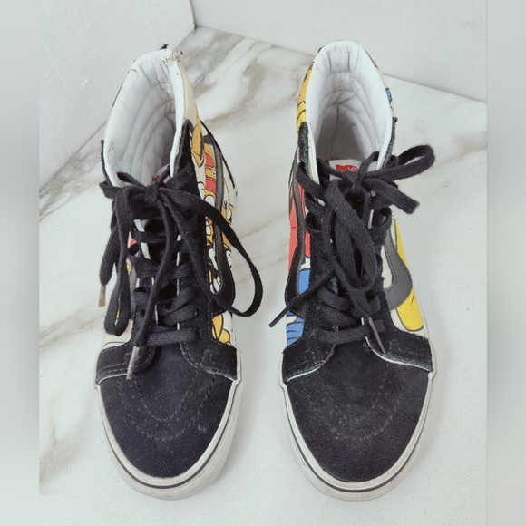 Vans X Disney Unisex Mickey & Friends Sk8-Hi Reissue Sneakers, Sz 5.5(M) 7(W) - Picture 5 of 11